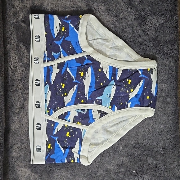 GAP Other - GAP Shark Print Briefs w/Fly - Blue (26")